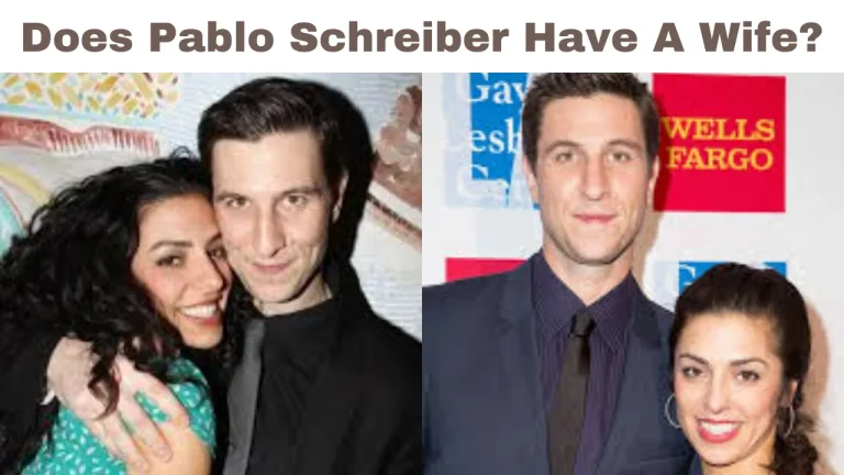 does pablo schreiber have a wife?